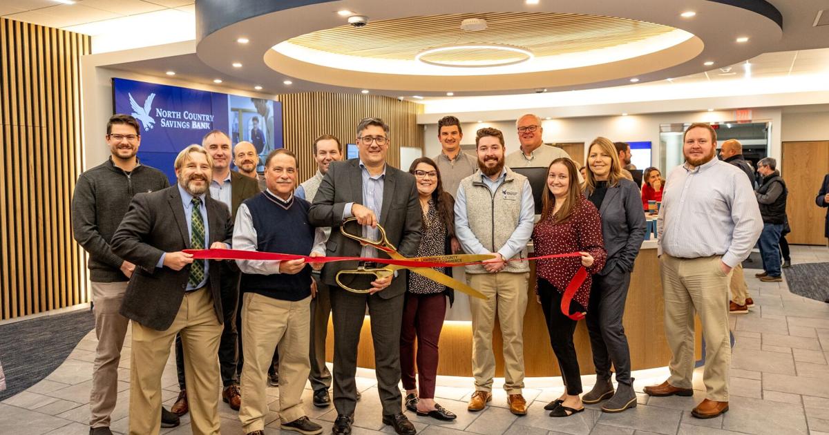 North Country Savings Bank cuts ribbon on new lobby
