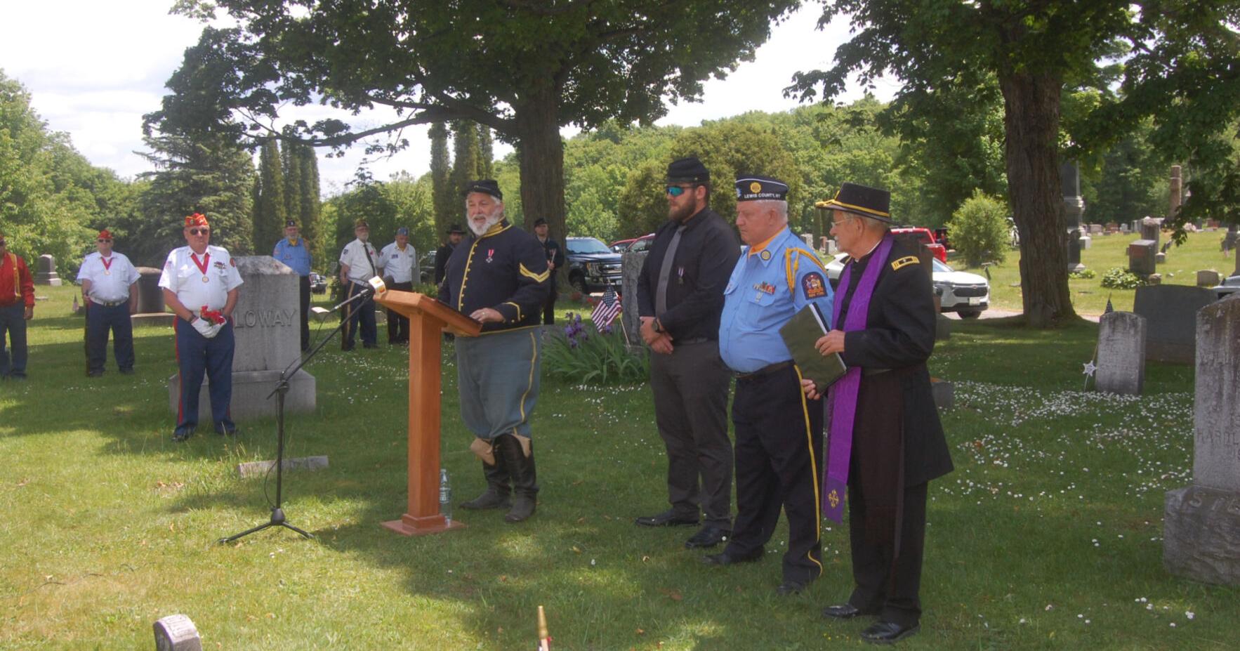 Civil War veterans' gravestones dedicated in Lowville | Lewis County - Vimarsana News