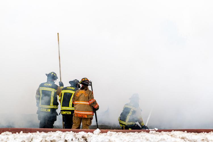 Mostly empty barn a total loss in Ellisburg fire Jefferson County