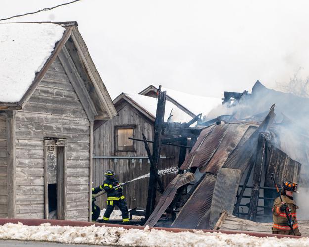 Mostly empty barn a total loss in Ellisburg fire Jefferson County