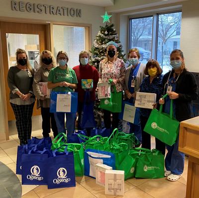 Oswego Rotary donates items to maternity department at Oswego Health to support mom and baby