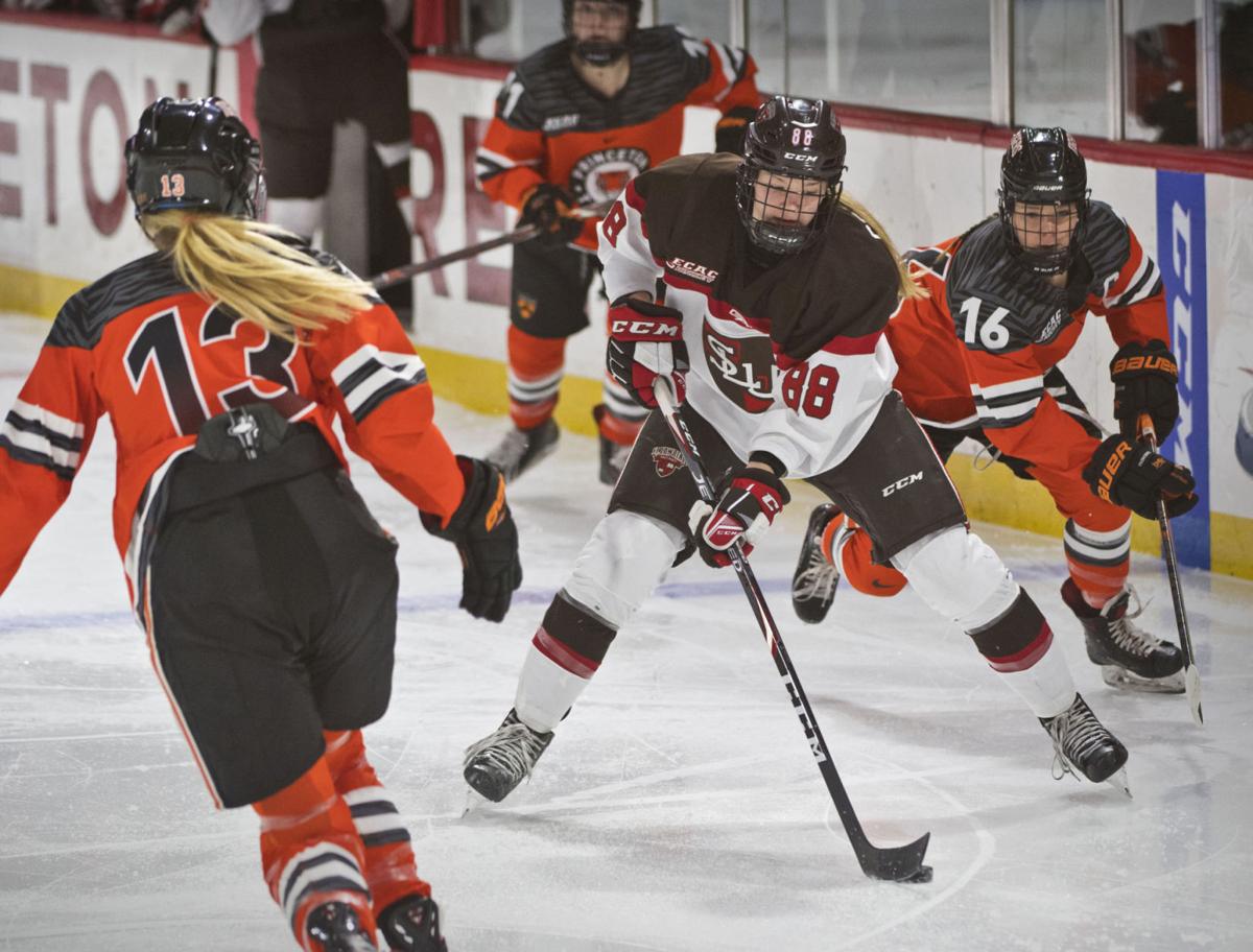 College Women S Hockey Princeton Rolls Past St Lawrence 4 0 Video College Sports Nny360 Com