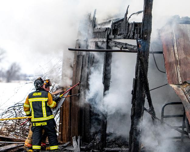 Mostly empty barn a total loss in Ellisburg fire Jefferson County