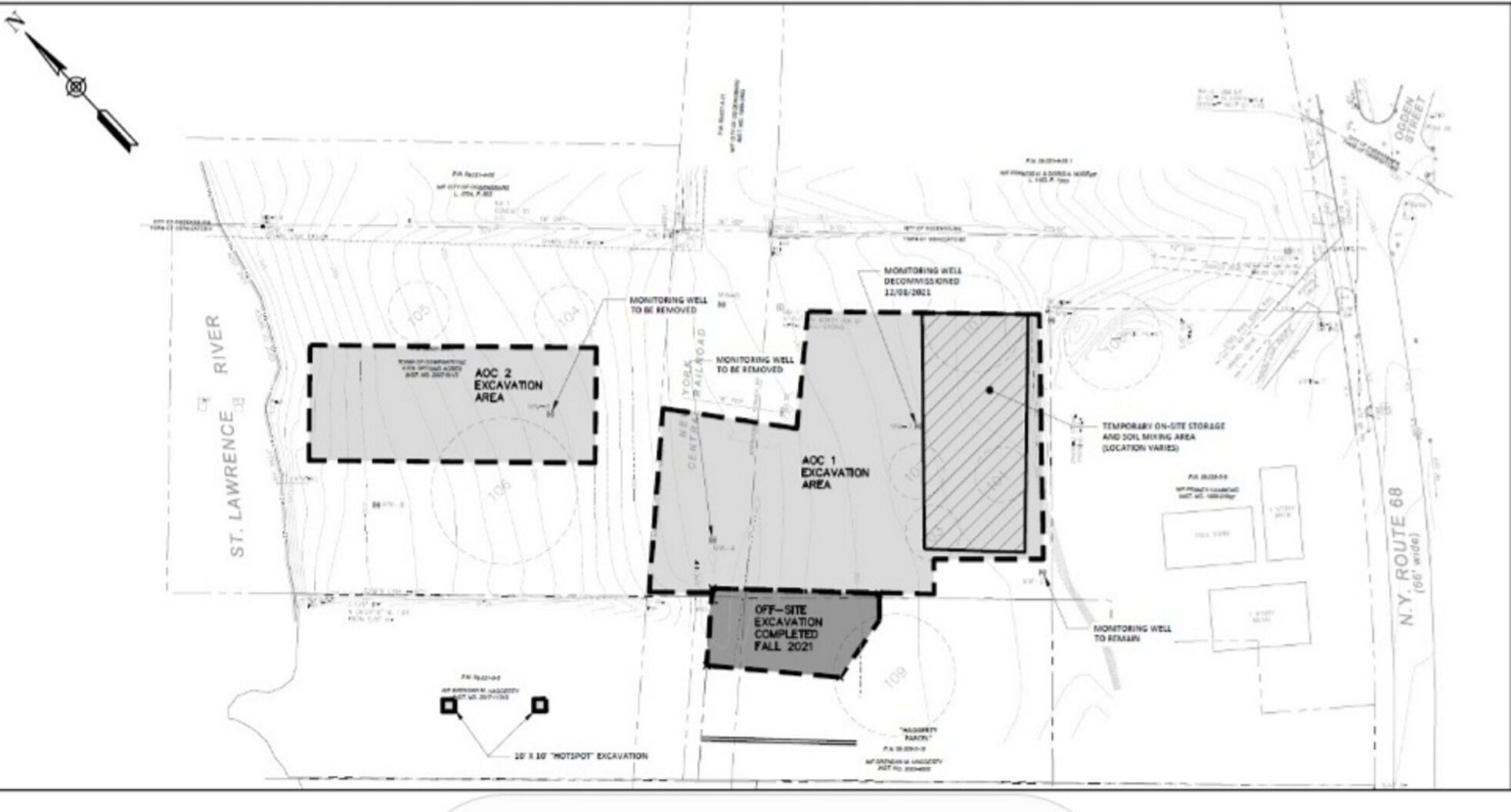 Cleanup of petroleumcontaminated soil starting in town of Oswegatchie