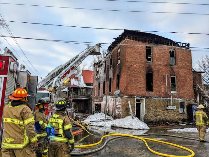 11 displaced by fire that destroyed Rensselaer Falls apartment building