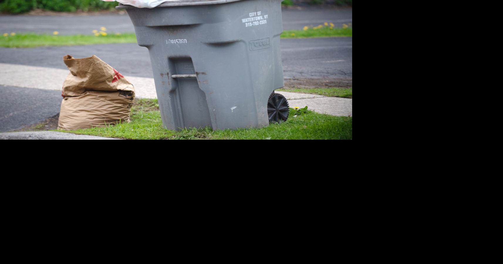 City of Watertown customers won’t be required to place trash in containers, as long as they have paid stickers