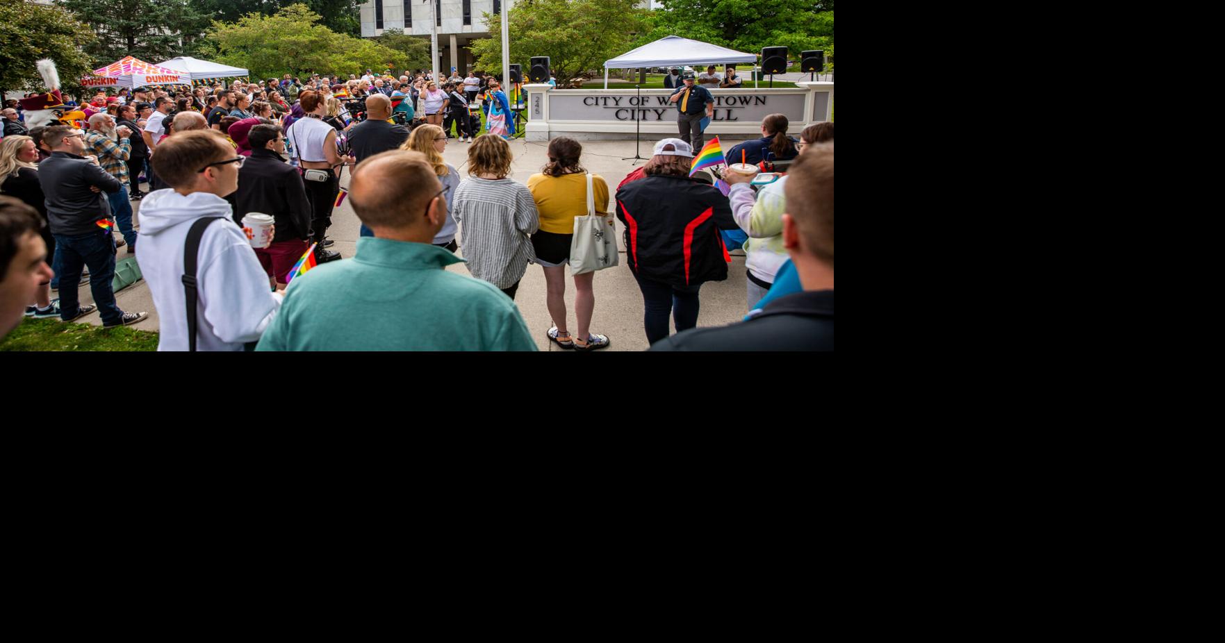 Pride flag raised Saturday in Watertown Top Stories