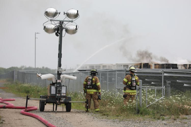 Fire crews return to scene of lithiumbattery fire in Chaumont; no