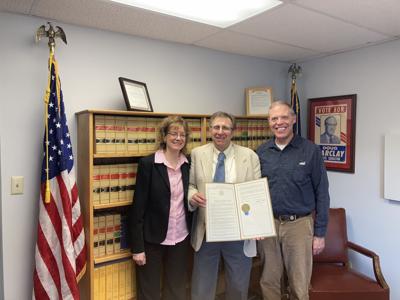 Leader Barclay honors local career conservationist