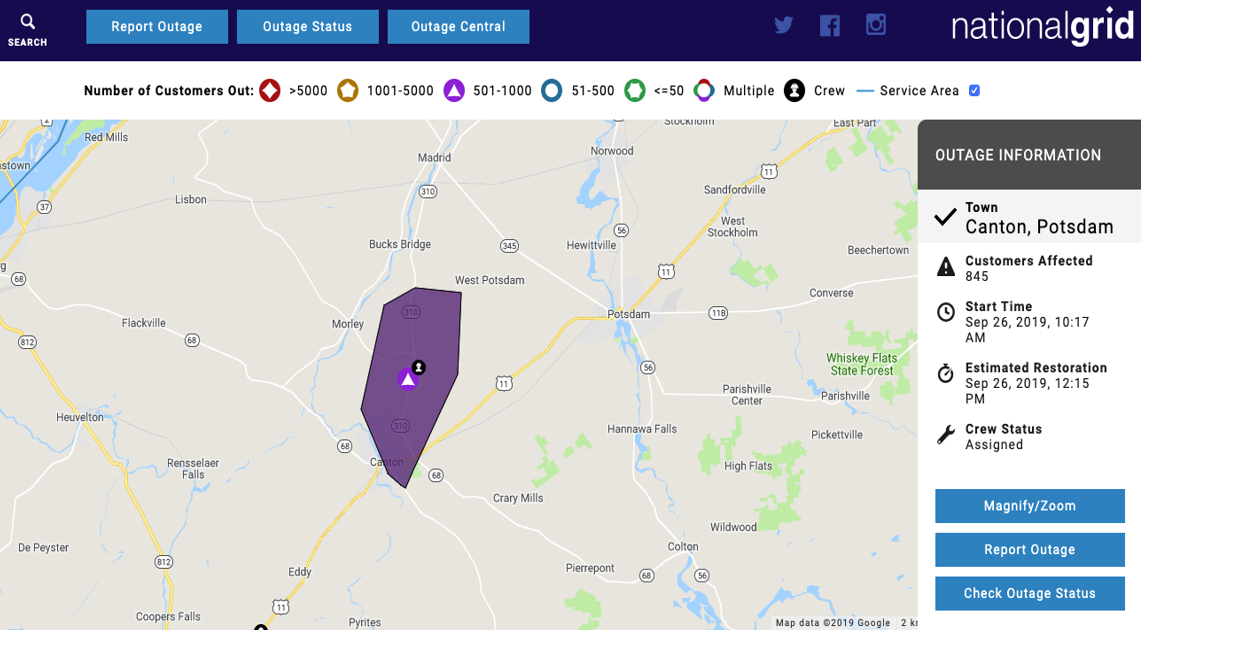 UPDATED Downtown Canton affected by power outage, 2,000 briefly in