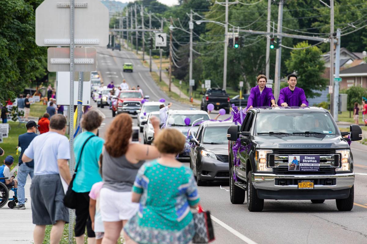 Photos Sunday Car Parade Honors Watertown S Class Of 2020 Education Nny360 Com