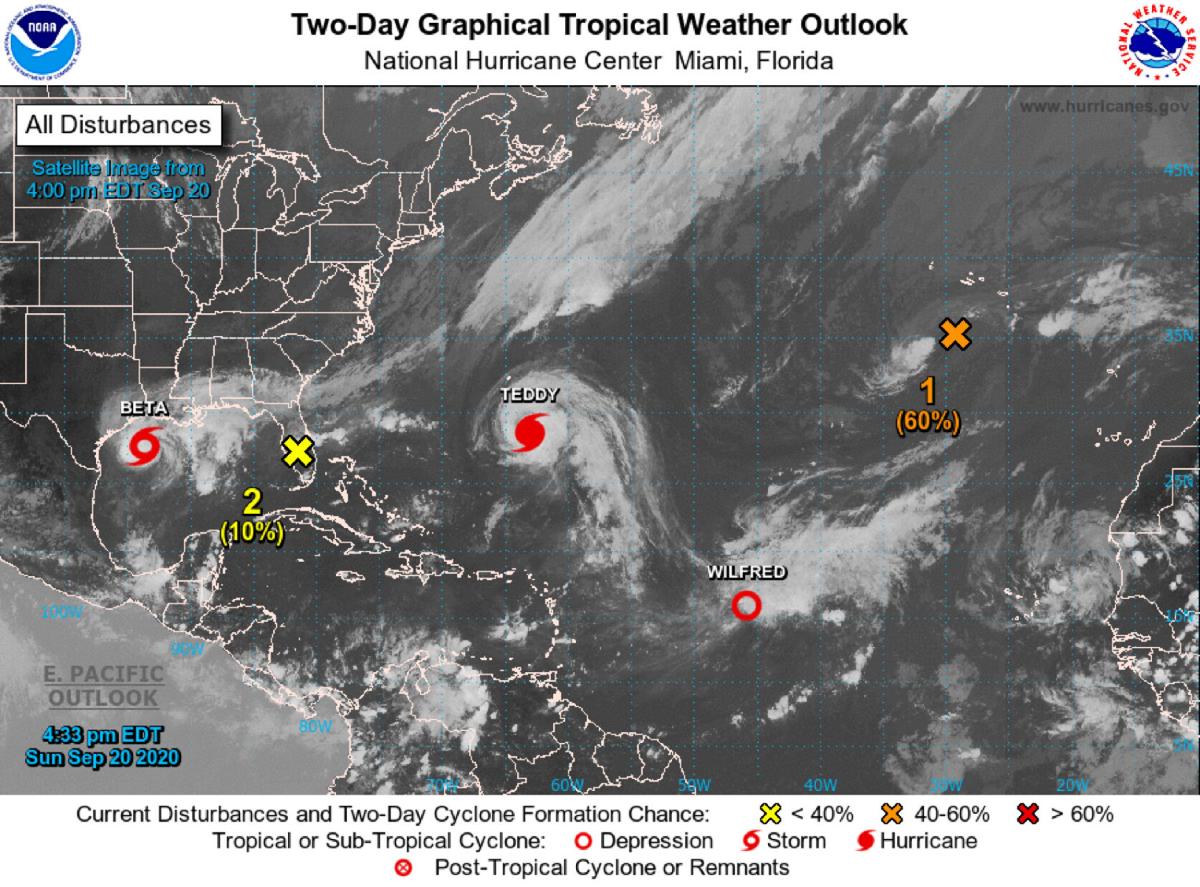 Tropical Storm Beta Moving Faster Toward Texas Coast Nation And World Nny360 Com