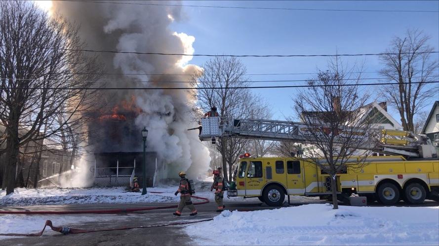 UPDATE Watertown apartment building destroyed by fire, three