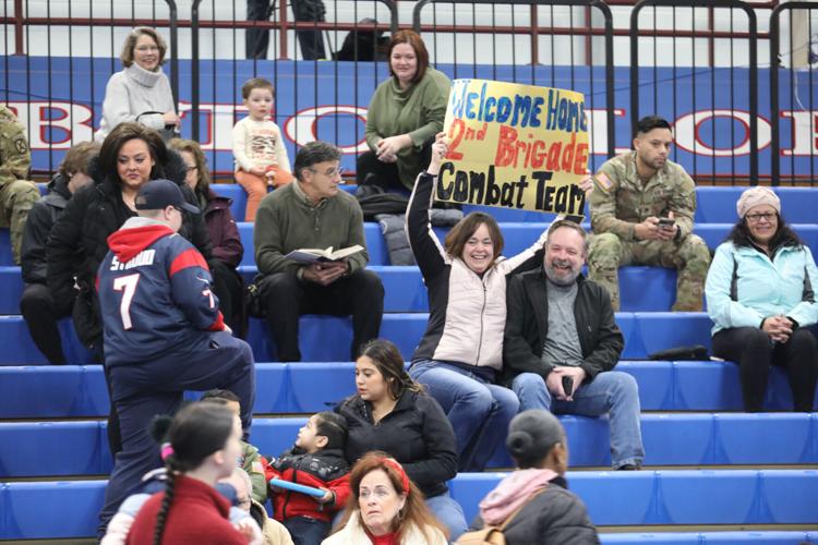 300 Fort Drum soldiers come home to packed Magrath Sports Complex