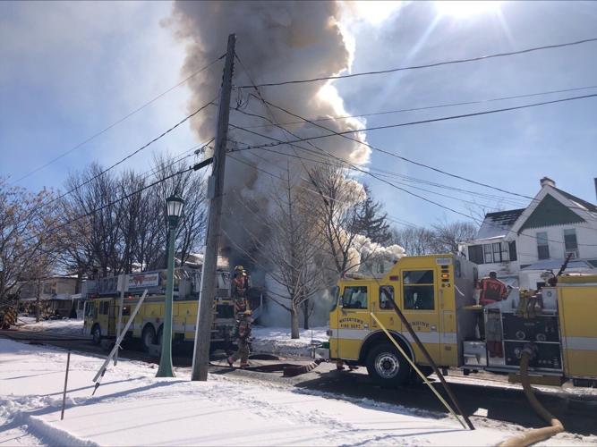 UPDATE Watertown apartment building destroyed by fire, three