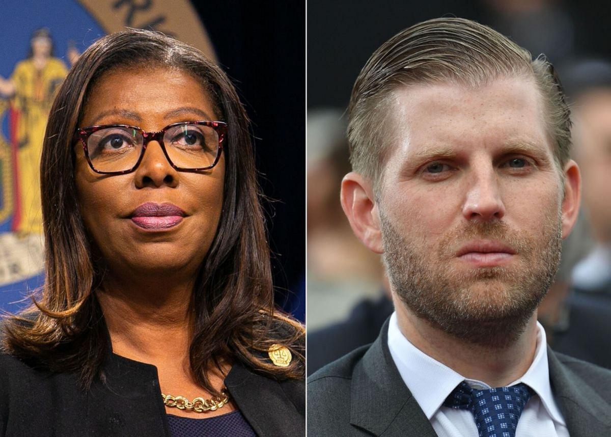 Ny Attorney General Sues Eric Trump Trump Organization State News Nny360 Com