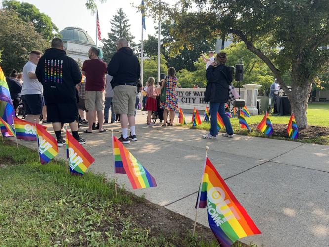 Pride flag raising at Watertown City Hall aims to show “that everybody