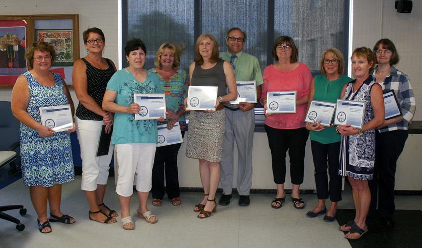 The Ogdensburg City School District’s Board of Education presented ...