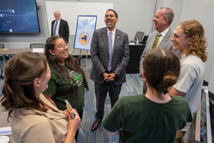 SUNY Chancellor King visits Empire State Summer Service Corps at SUNY ...