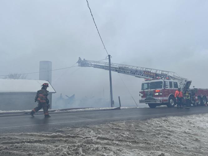 Mostly empty barn a total loss in Ellisburg fire Jefferson County