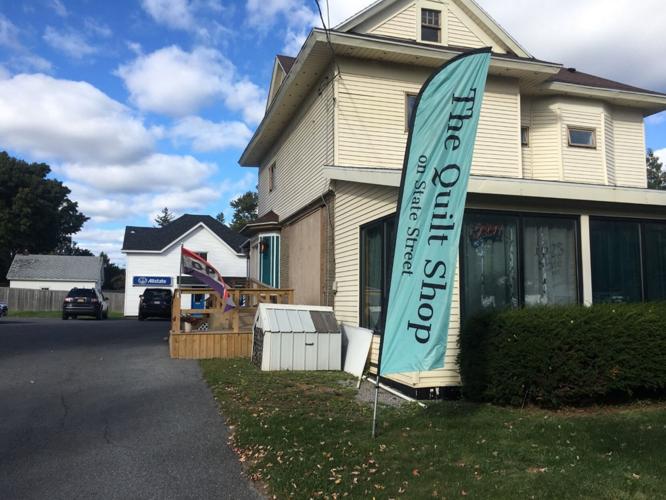 State Street Quilt Shop waiting for sign approval Business