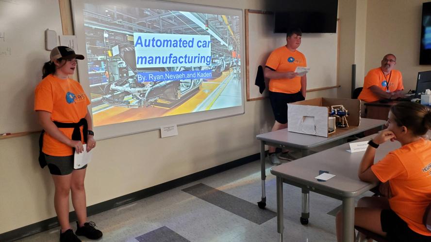 BOCES Summer Camp kids get creative with robotic manufacturing