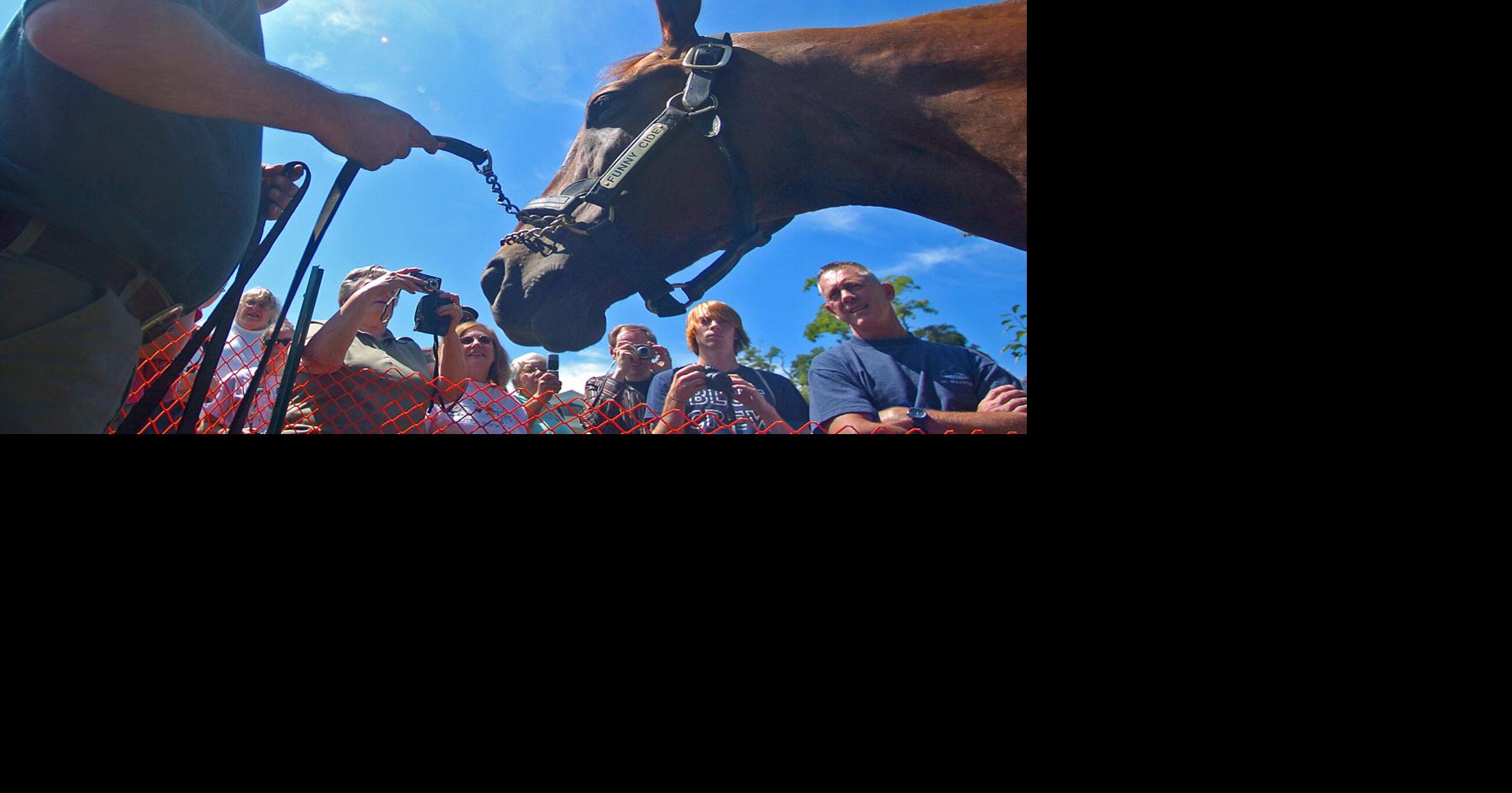 Funny Cide, the thoroughbred that put Sackets Harbor on the horse