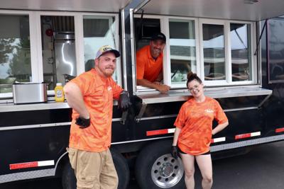 Food truck makes appearance at golf tournament