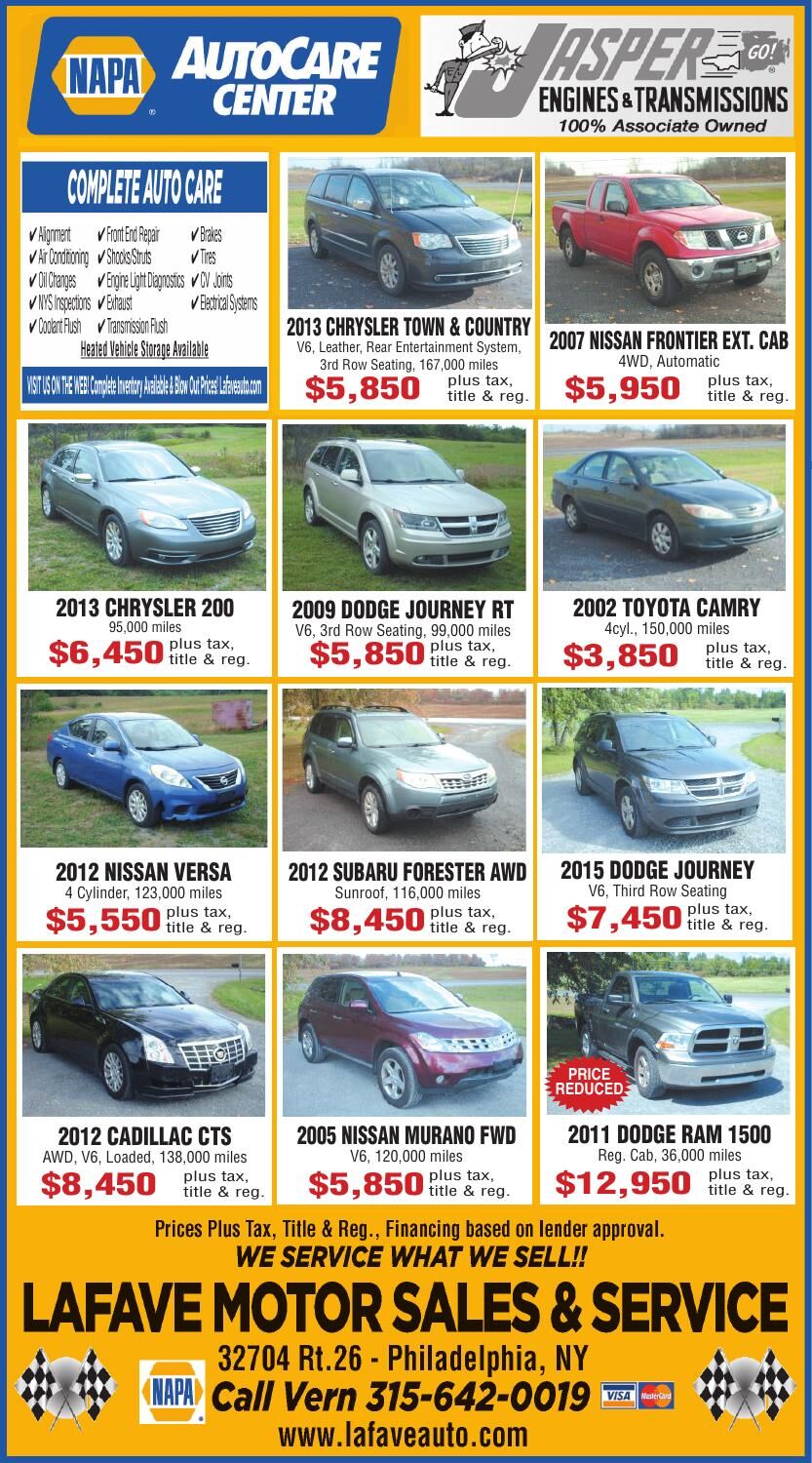 Vernon Lafave Print Ads Nny360 Com