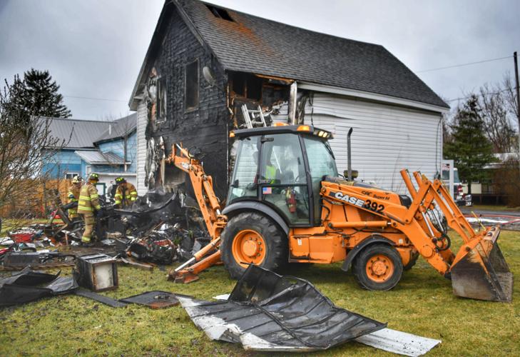 Five people, two dogs safely evacuated from Ogdensburg house fire St