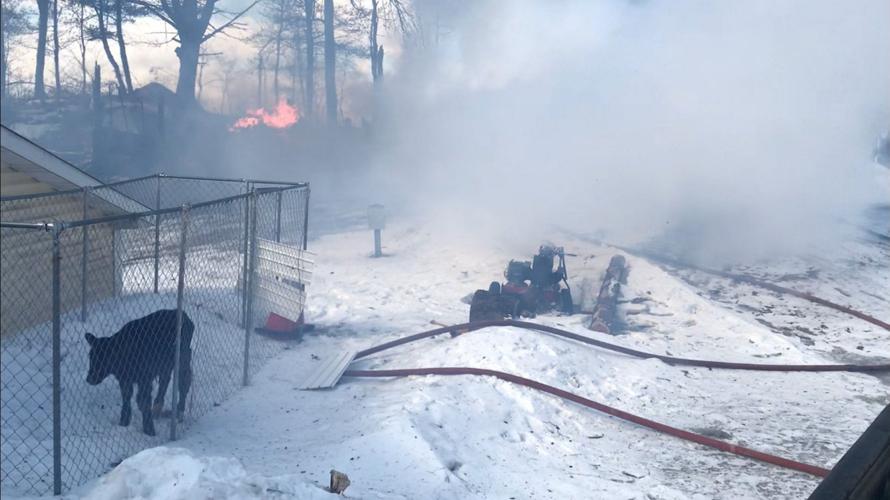Herman Ranch Fire Fires destroy Hermon home, Russell building | News | nny360.com