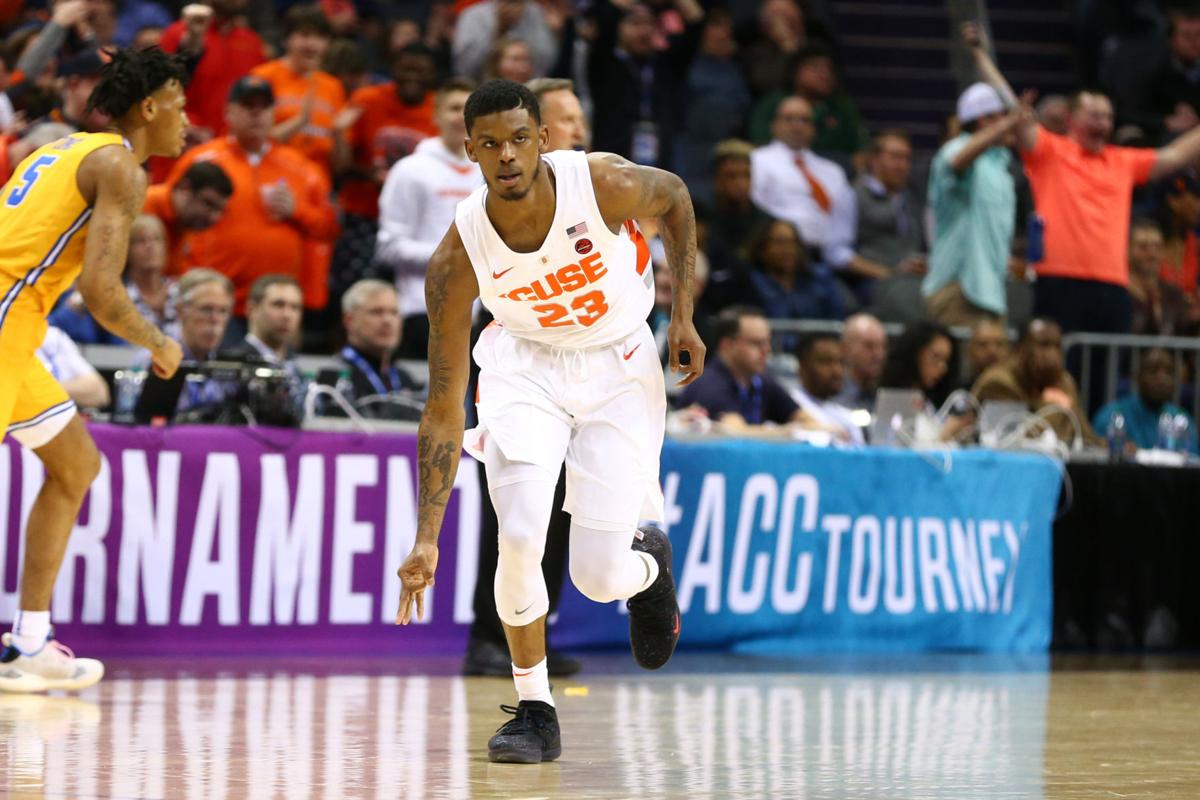 College Basketball Syracuse Rolls Past Pitt In Acc Tourney Opener