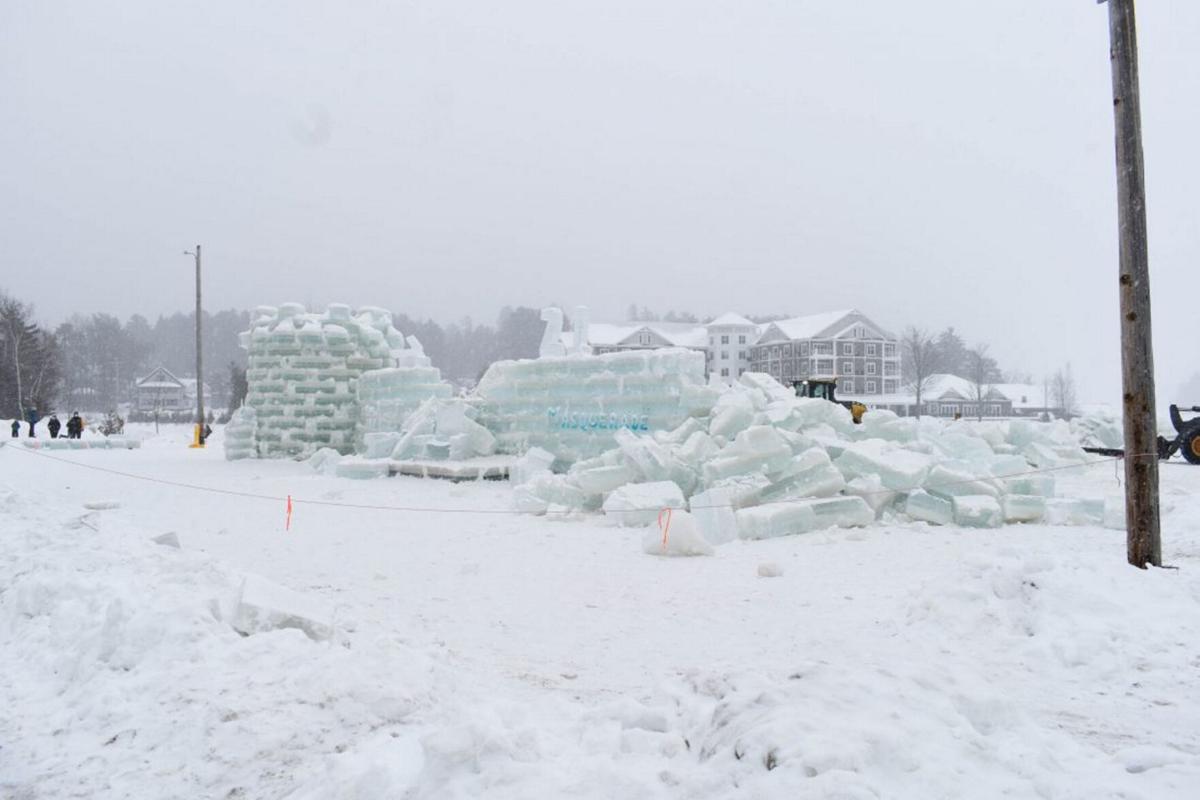 Winter Carnival Ice Palace Taken Down Over Crowd Fears Arts And Entertainment Nny360 Com