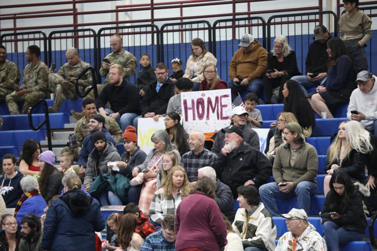 300 Fort Drum soldiers come home to packed Magrath Sports Complex