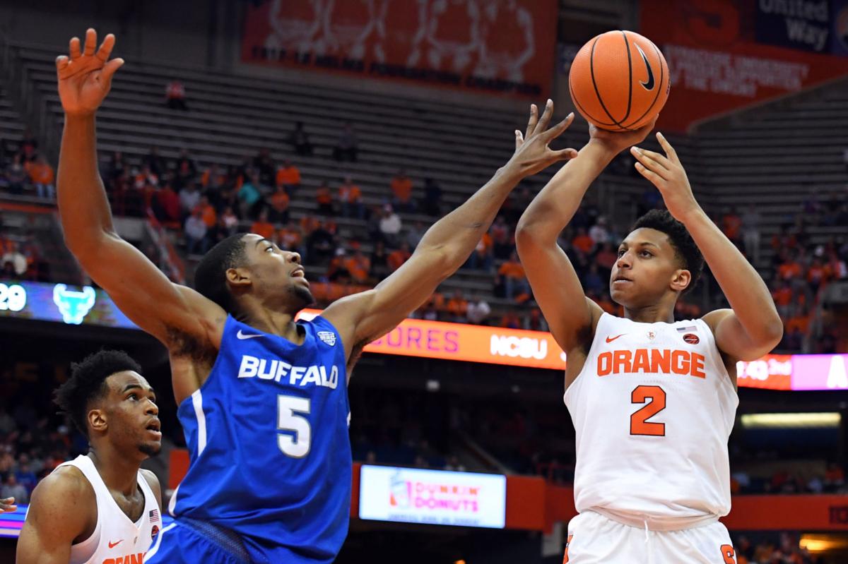 College Basketball Syracuse Shakes Off Buffalo To Post 81 74