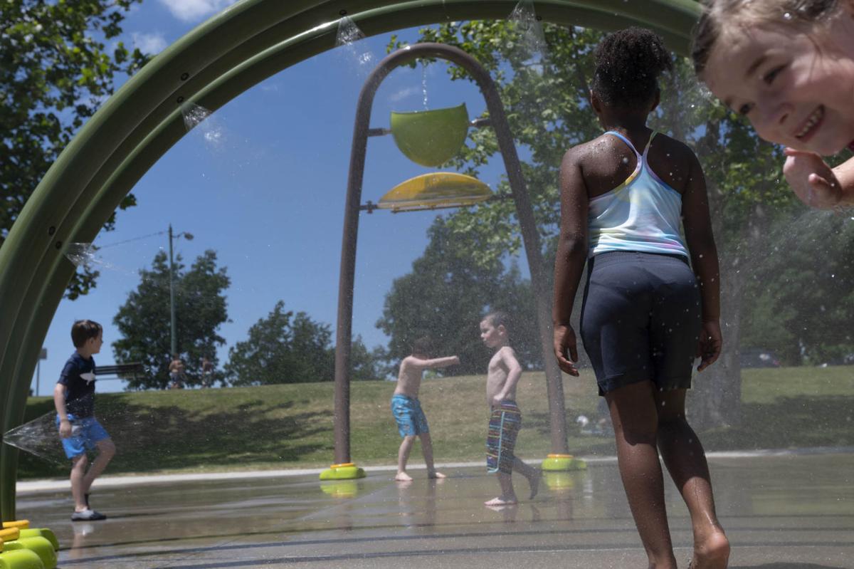 Splashing into summer Watertown splash pad opens for season