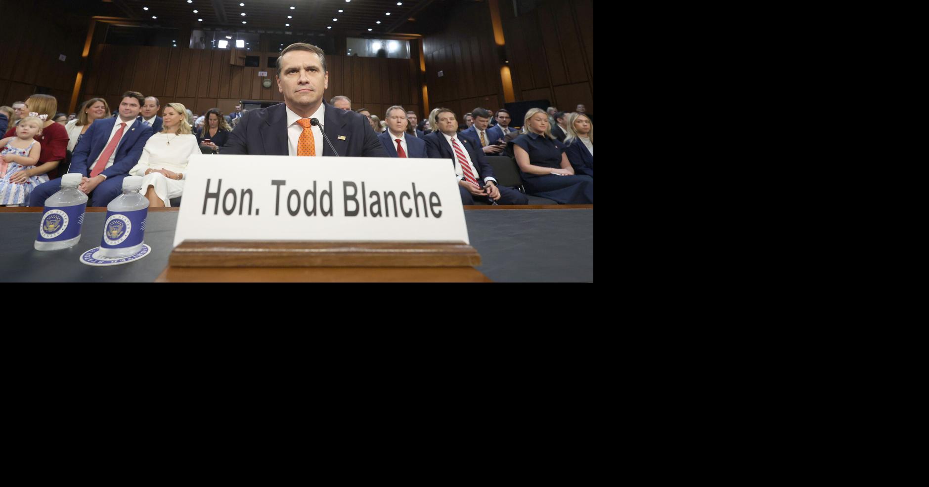 Blanche defends D.C. reflecting pool prosecutor who angered Trump By TONY CZUCZKA, Bloomberg News Aug 17, 2026 31 mins ago
