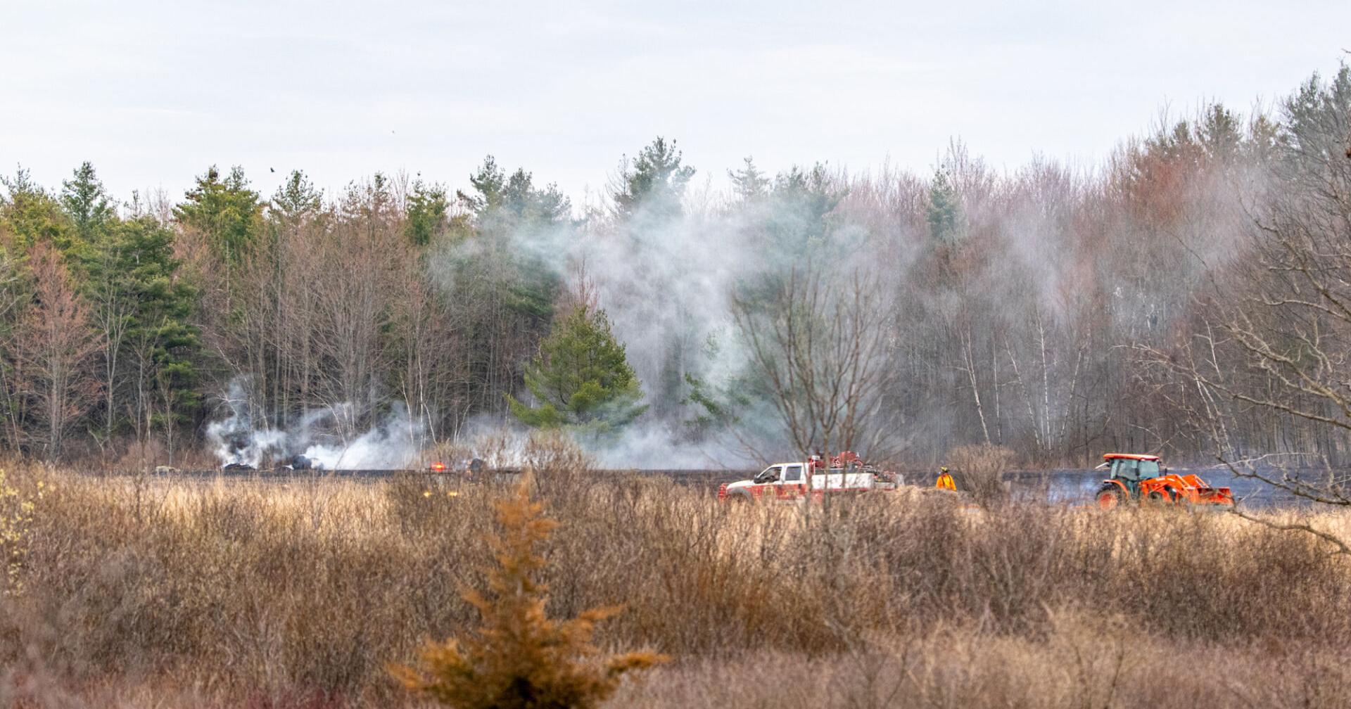 8 departments respond to brush fire in Alexandria Bay - Vimarsana News