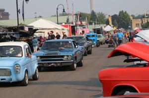 SYRACUSE NATIONALS roll into state fairgrounds