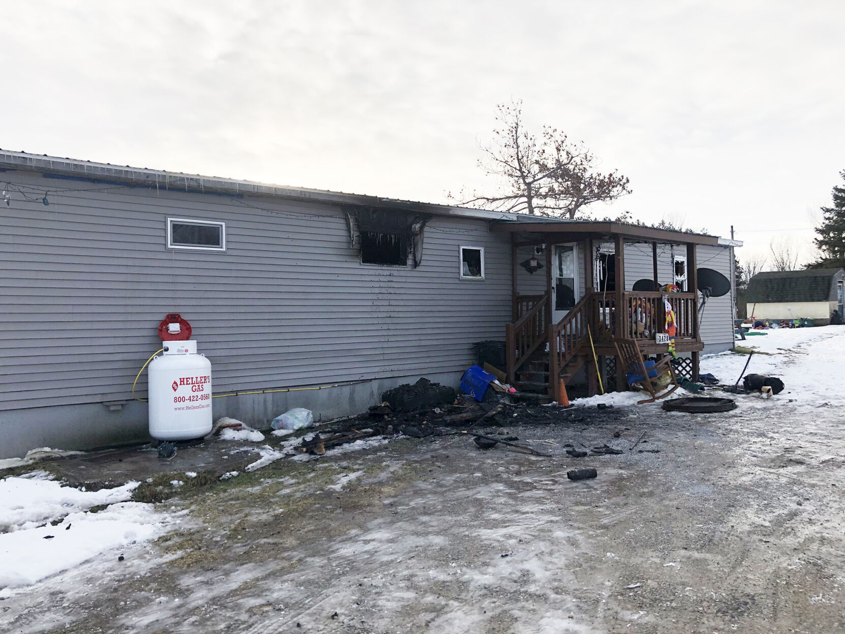 Fire damages Theresa trailer home early Tuesday - Vimarsana News
