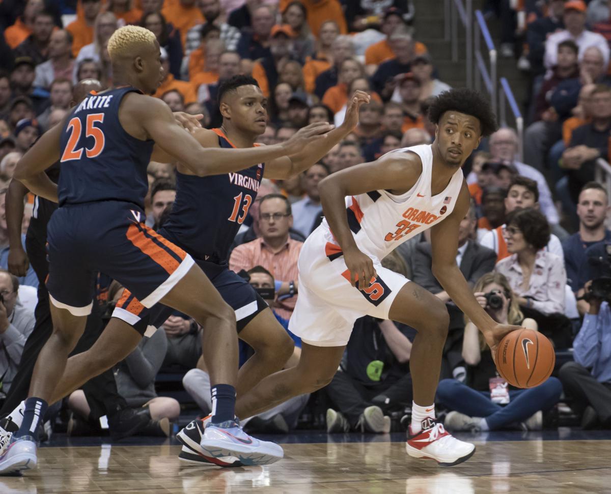 College Basketball Virginia Wins To Spoil Syracuse S Season