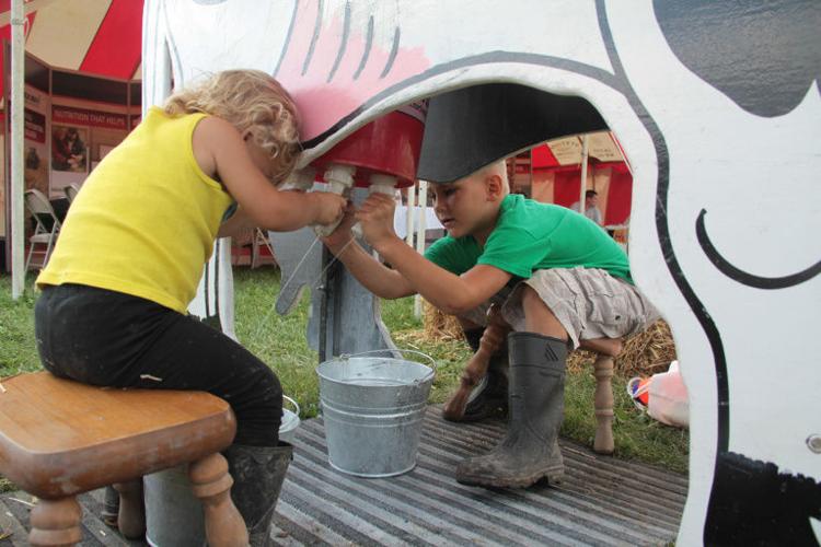 Field of dreams Empire Farm Show Farmers and families from far and