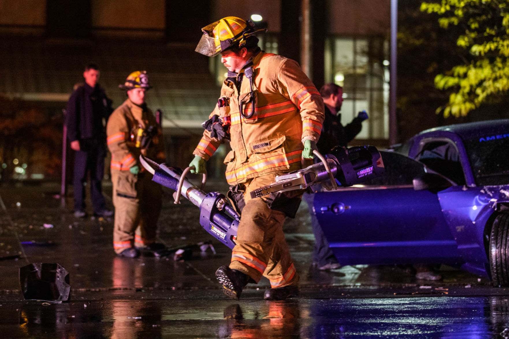 Two injured in crash outside State Office Building | Jefferson