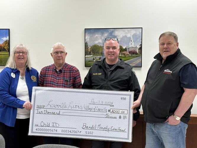 Lowville Lions and local car dealership purchase child ID machine for