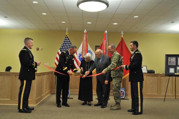 Drum court named for Cumoletti REDEDICATION CEREMONY Room now honors