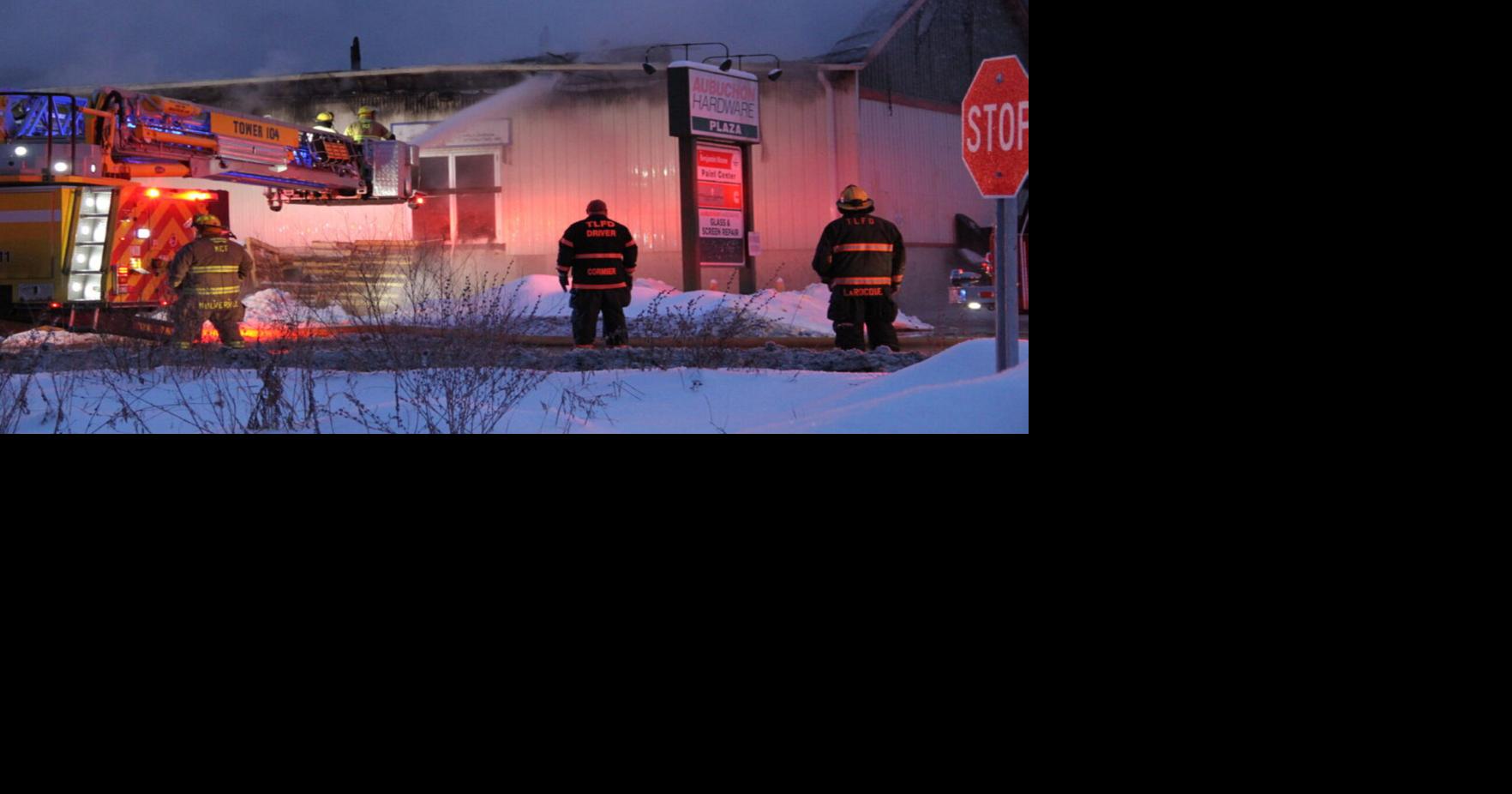 Firefighters battle massive blaze at Saranac Lake businesses; cats