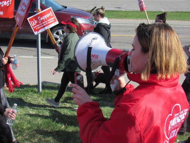 Massena Hospital nurses hold informational picket for fair contract