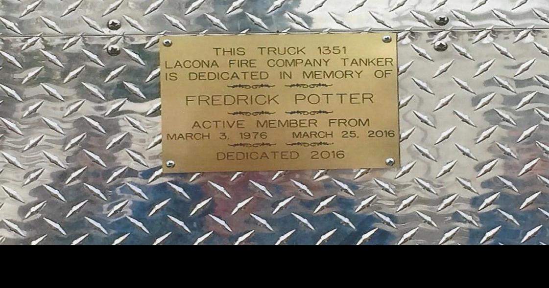 Lacona Fire Department leader’s memory lives on with new tanker truck