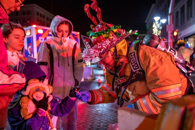 Christmas Tree Lighting and Parade held in Watertown on Thursday night