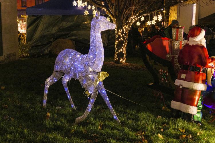 Santa comes to town at Oswego’s Christmas Tree Lighting Arts and